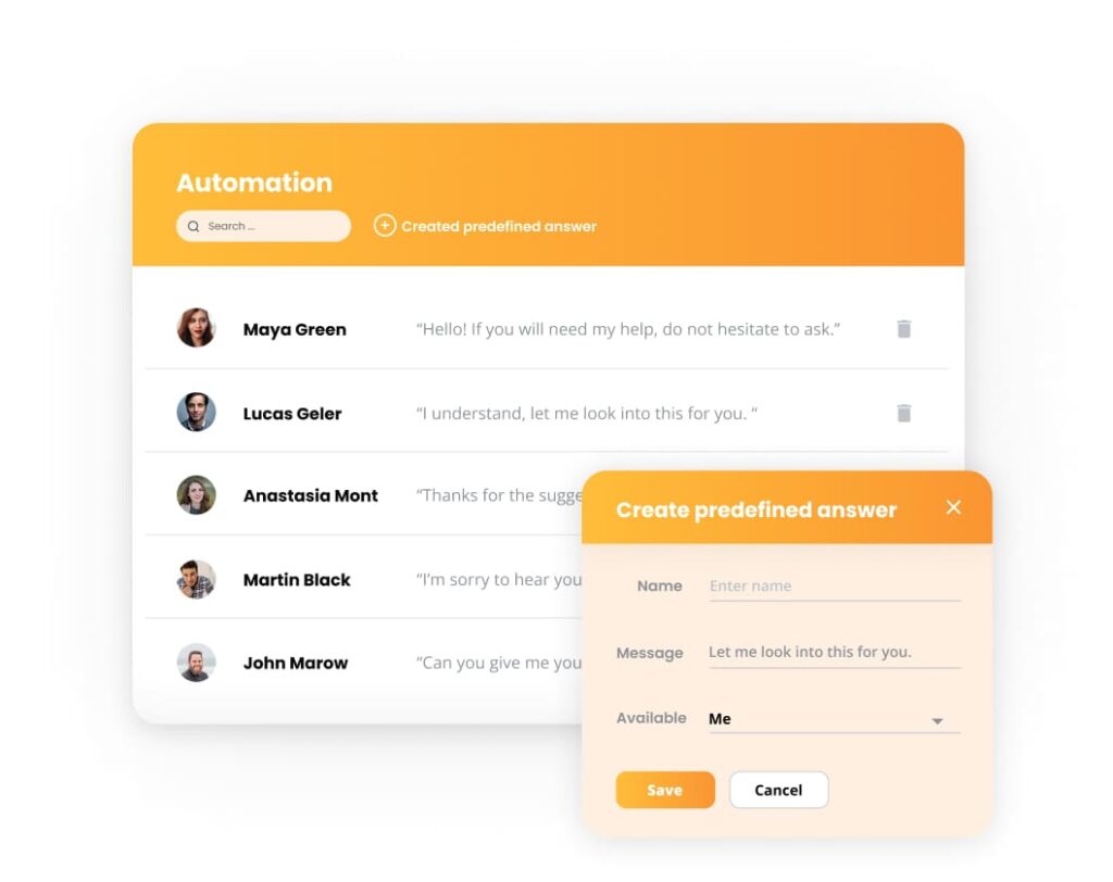 Improve agent's productivity with LiveAgent's canned responses
