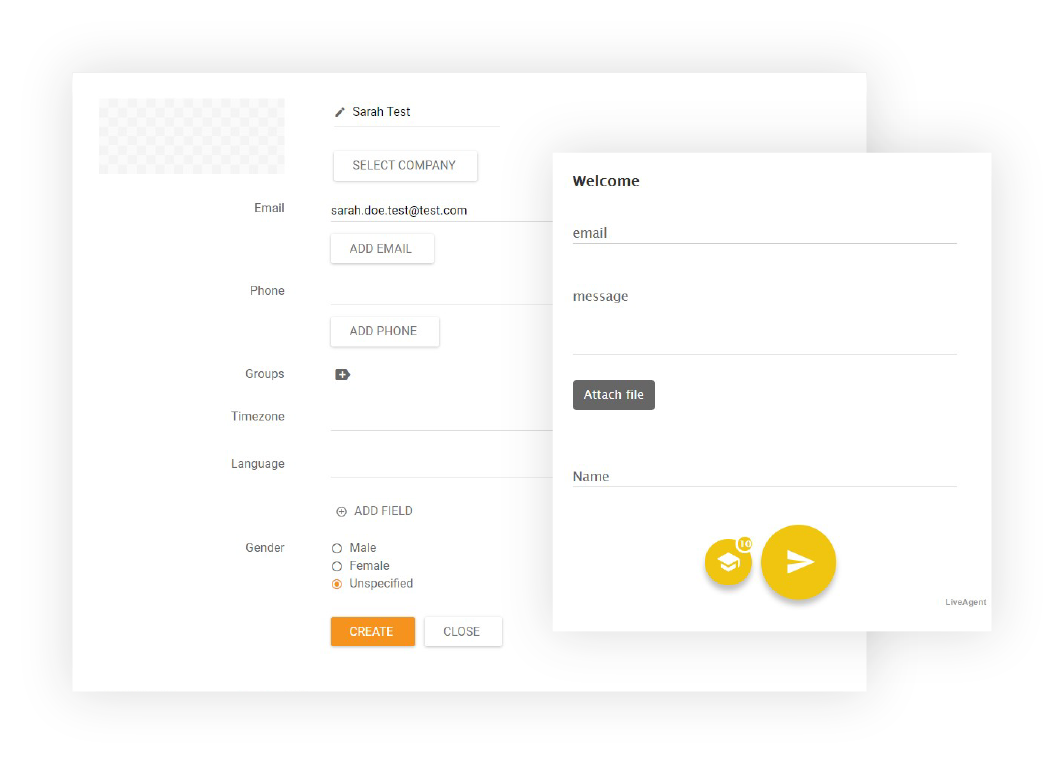 نماذج-الاتصال-LiveAgent
