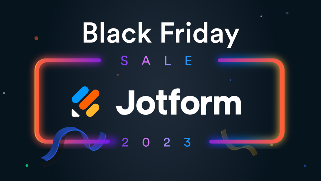 يعلن عن عرض Jotform ليوم الجمعة السوداء