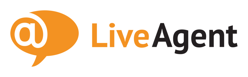 شعار LiveAgent مع الظل
