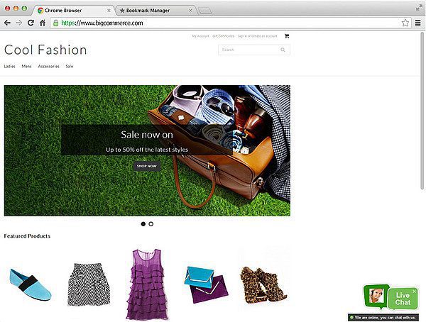 Bigcommerce Livechat LiveAgent التكامل