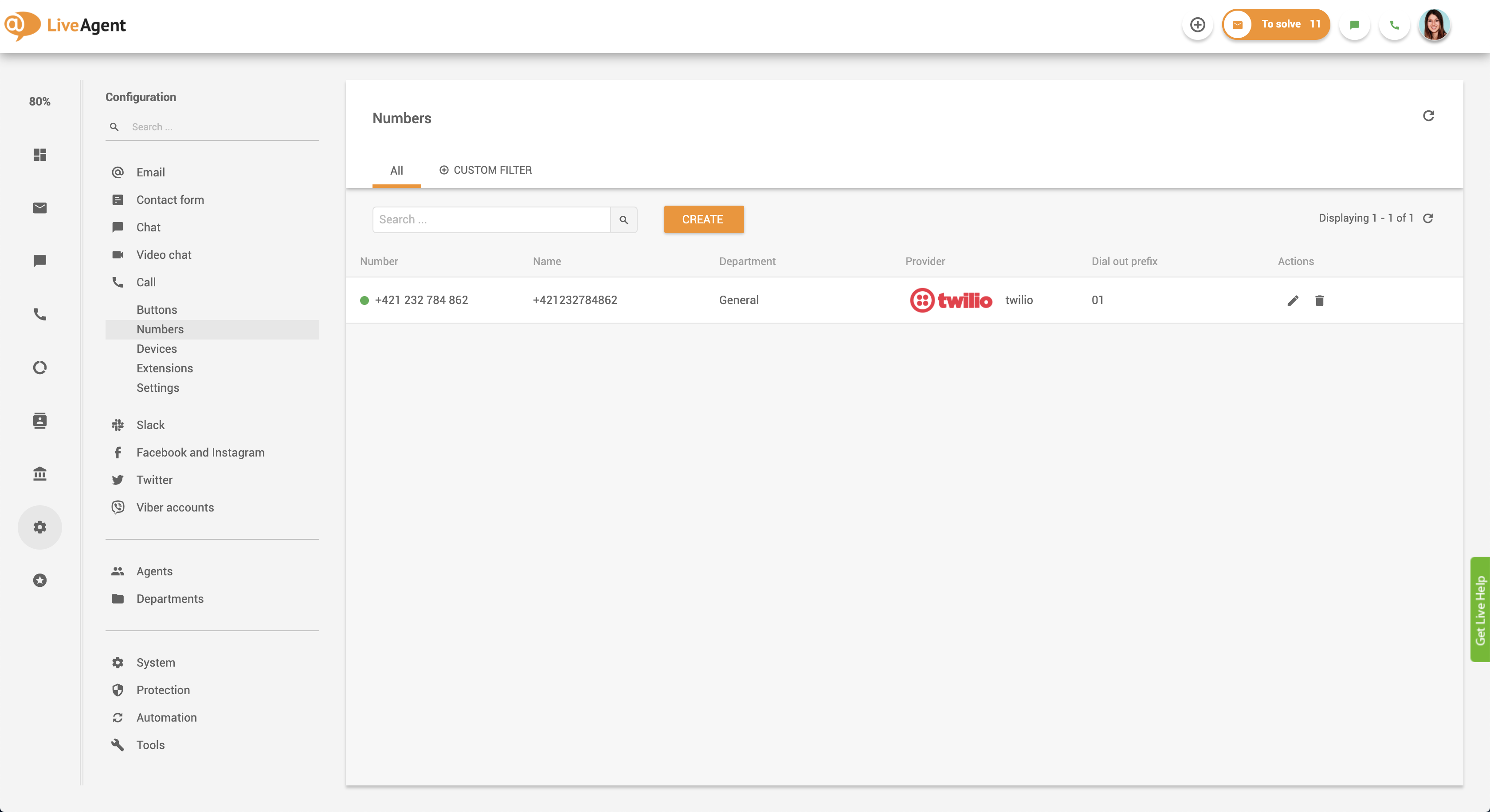 callback set up LA connect phone number