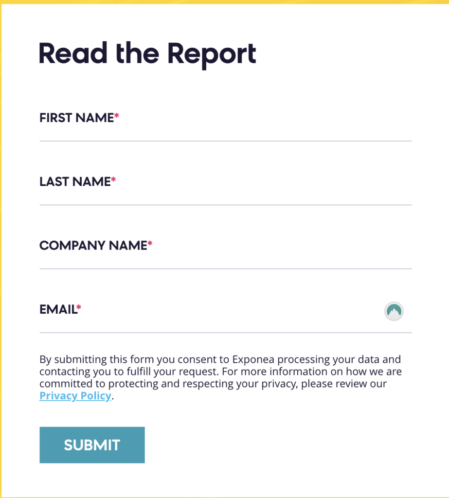 تقرير Exponea المغلق