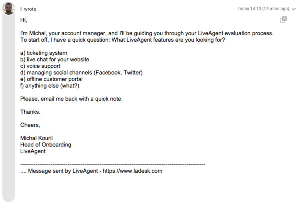 البريد الأول