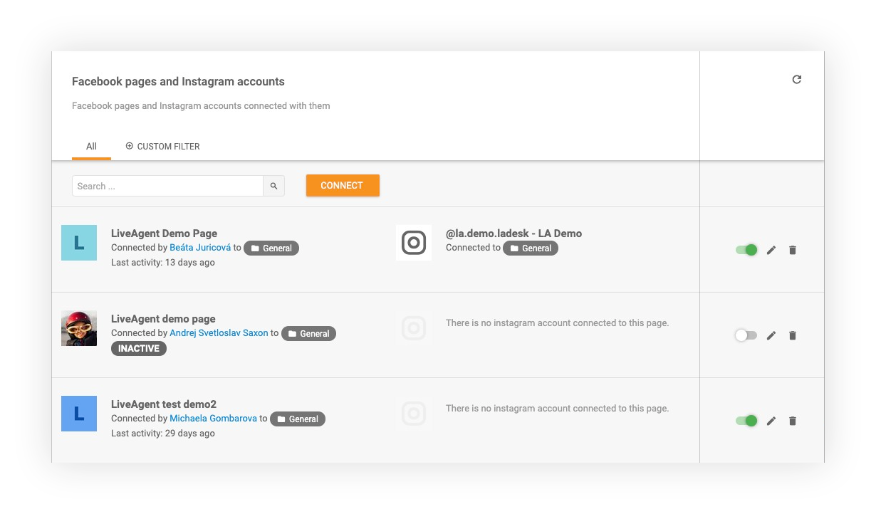 LievAgent-متصل-مع-Facebook-و-Instagram