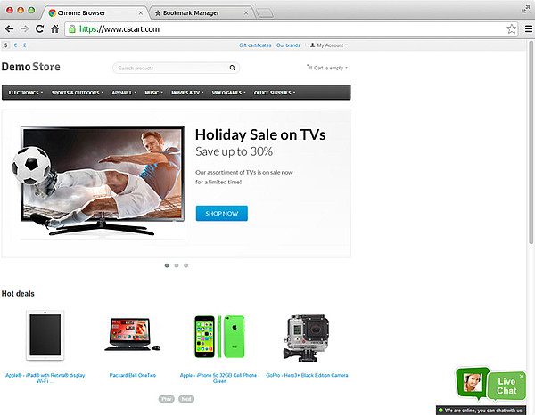 تكامل LiveAgent cs-cart