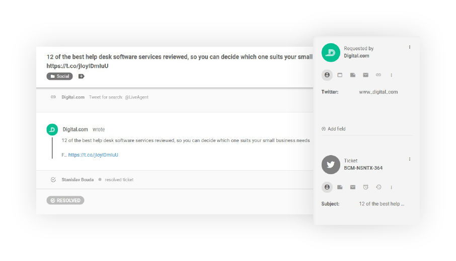 خاصية-Twitter-LiveAgent